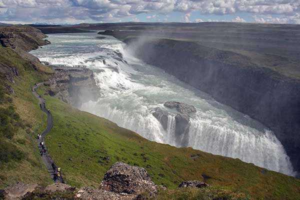 Gullfoss-Wasserfall