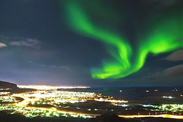 Polarlichter Island Polarlichter Island
